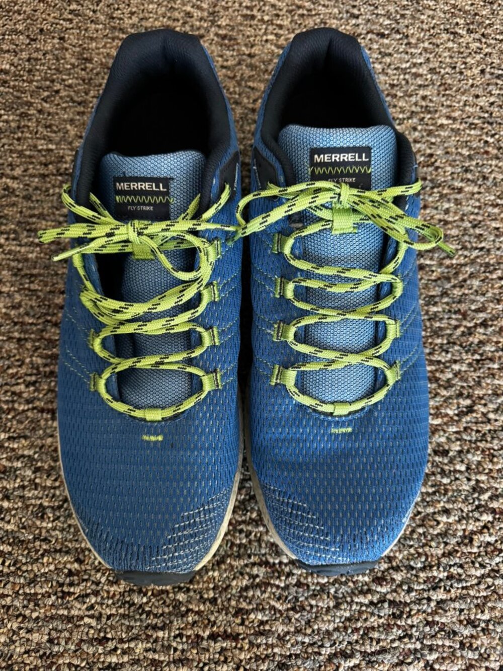 Merrell "Fly Strike" Men's Sneakers - New - Size 14 - Blue & Green Aqua